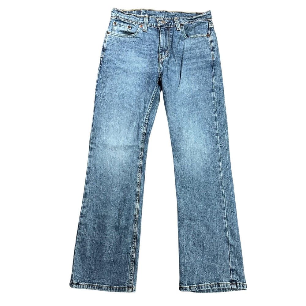 Levi's 505 Men's‎ 30x30 Regular Fit Jeans Medium Wash Blue Straight Leg Denim